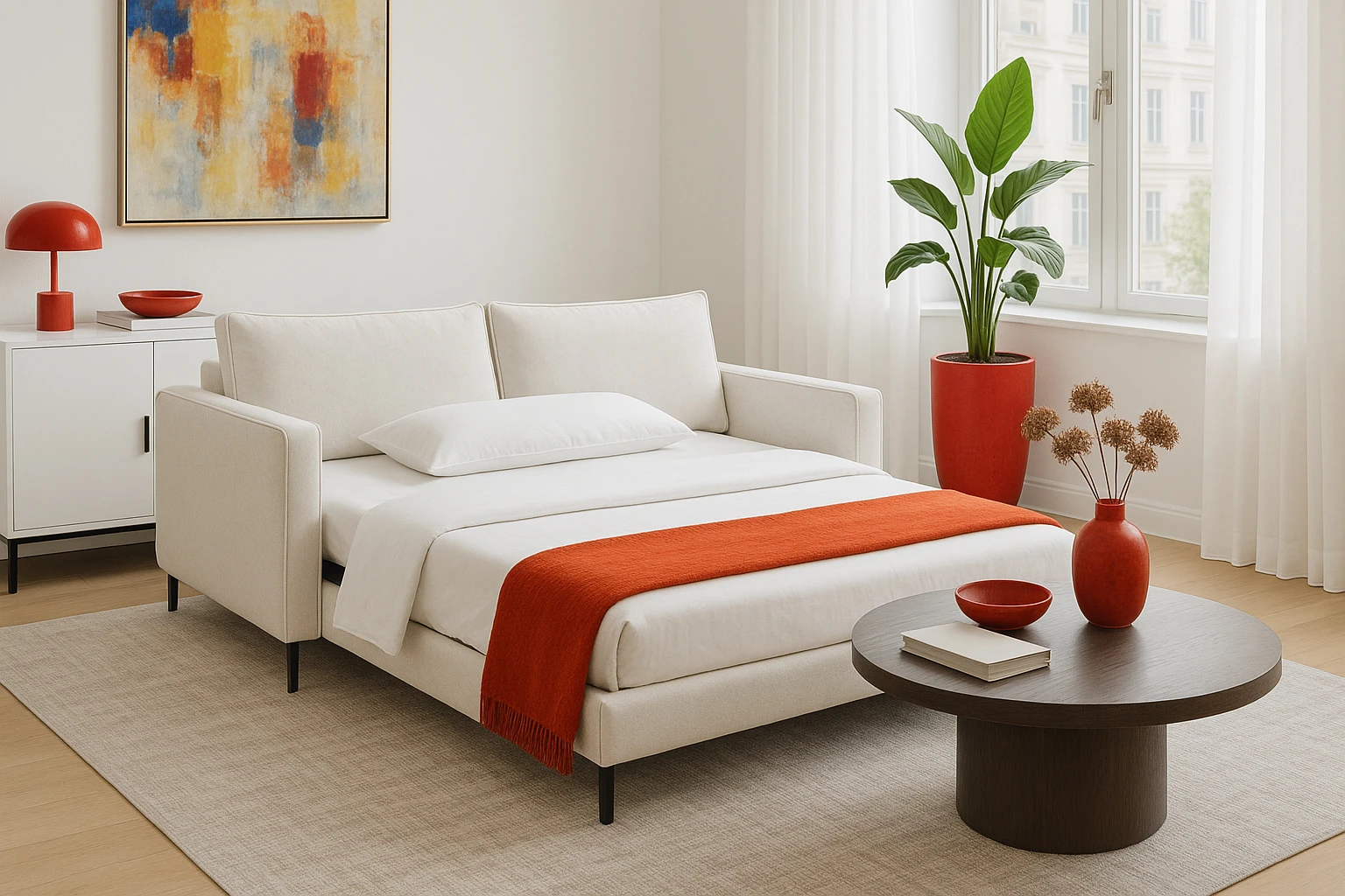 Диван-кровать в интерьер гостиной: многофункциональные решения для современного дома