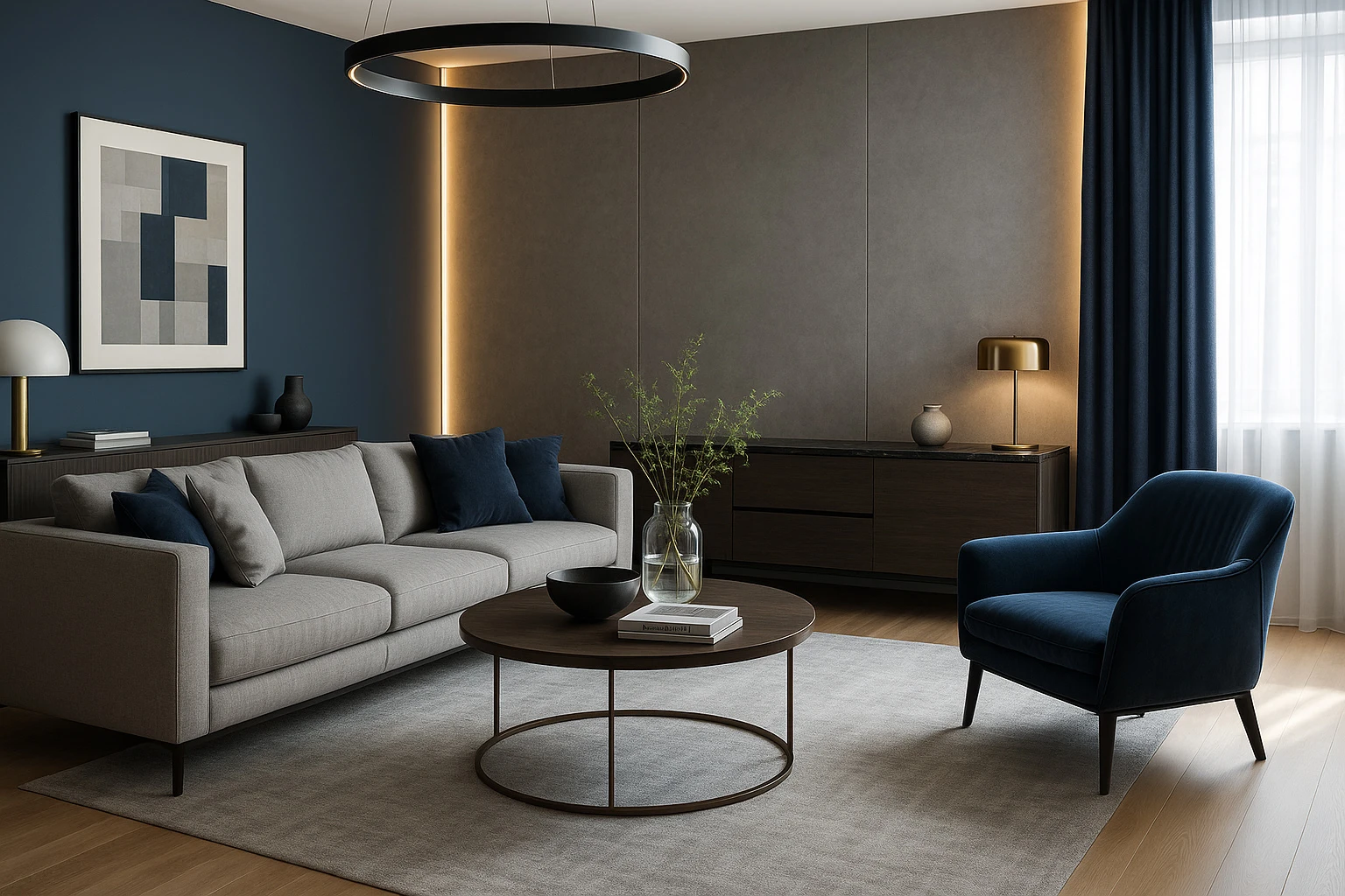 Форма и цвет дивана: как создать гармонию и стиль в интерьере гостиной