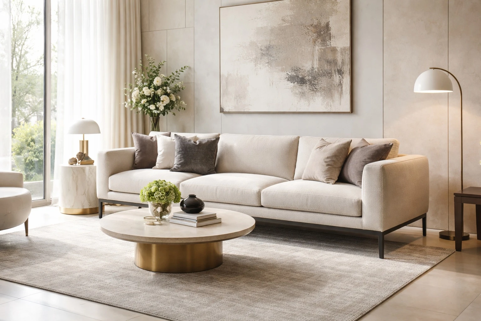 Диван на ножках: высокий диван на ножках в минималистичном интерьере | Neoth