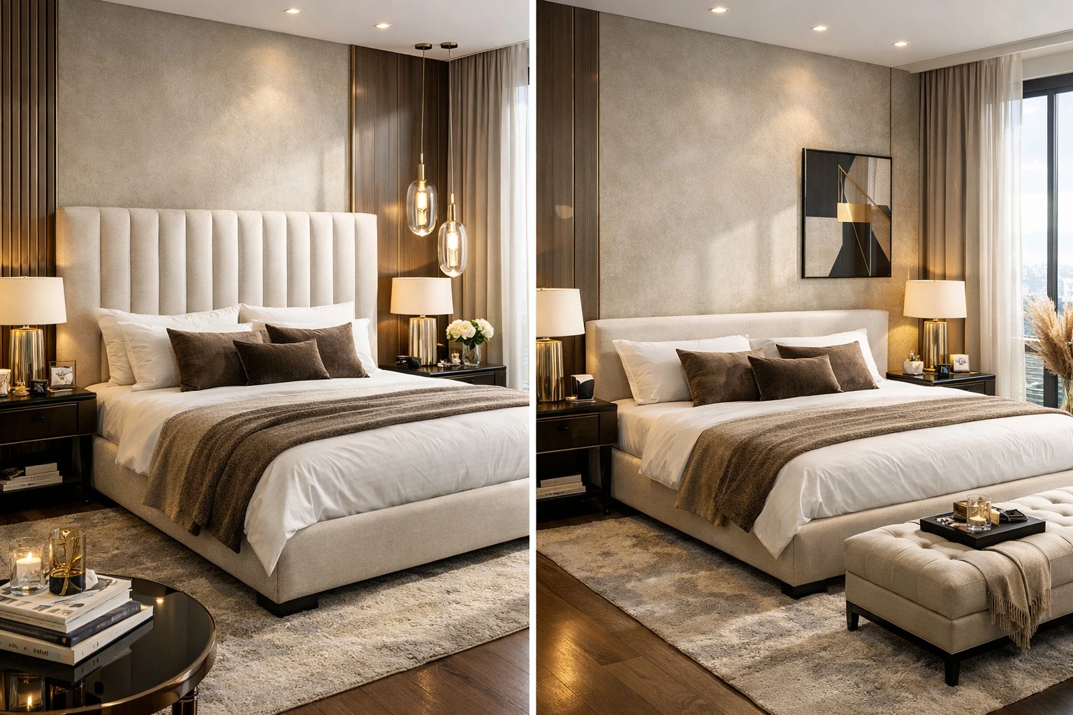 Высокая или низкая спинка кровати: кровать с мягким изголовьем | Neoth