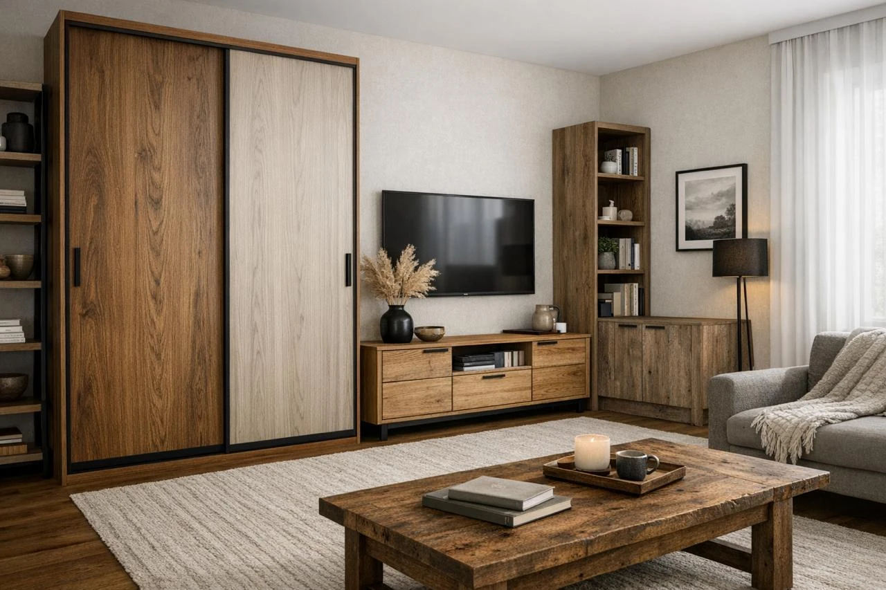 Фасад мебели под дерево: матовые фасады шкафа под дерево | Neoth